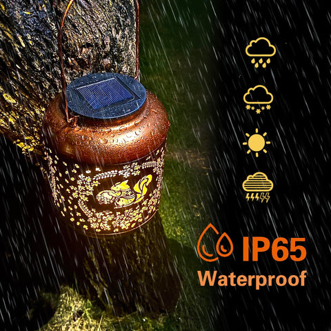 TIGGSY IP65 waterproof lantern withstands rain and snow