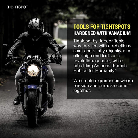 TIGHTSPOT heavy-duty case keeps tools organized and portable.