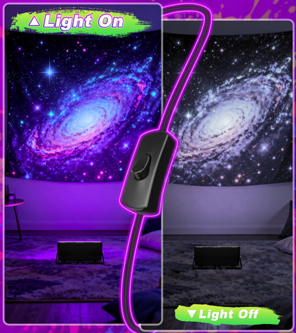 TigQiang built-in ON/OFF switch enables quick, convenient light control.