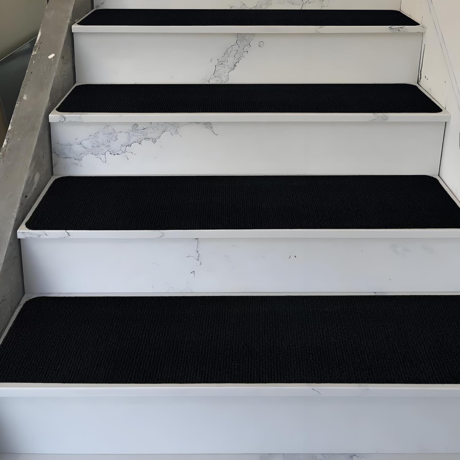 Tigsport nonslip stair treads in black add durable safety with a clean look