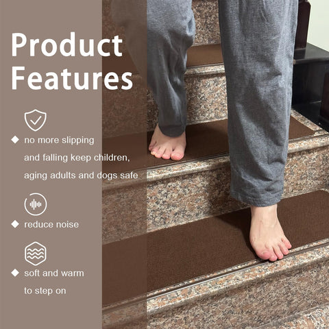 Tigsport nonslip stair treads are machine washable for easy cleaning