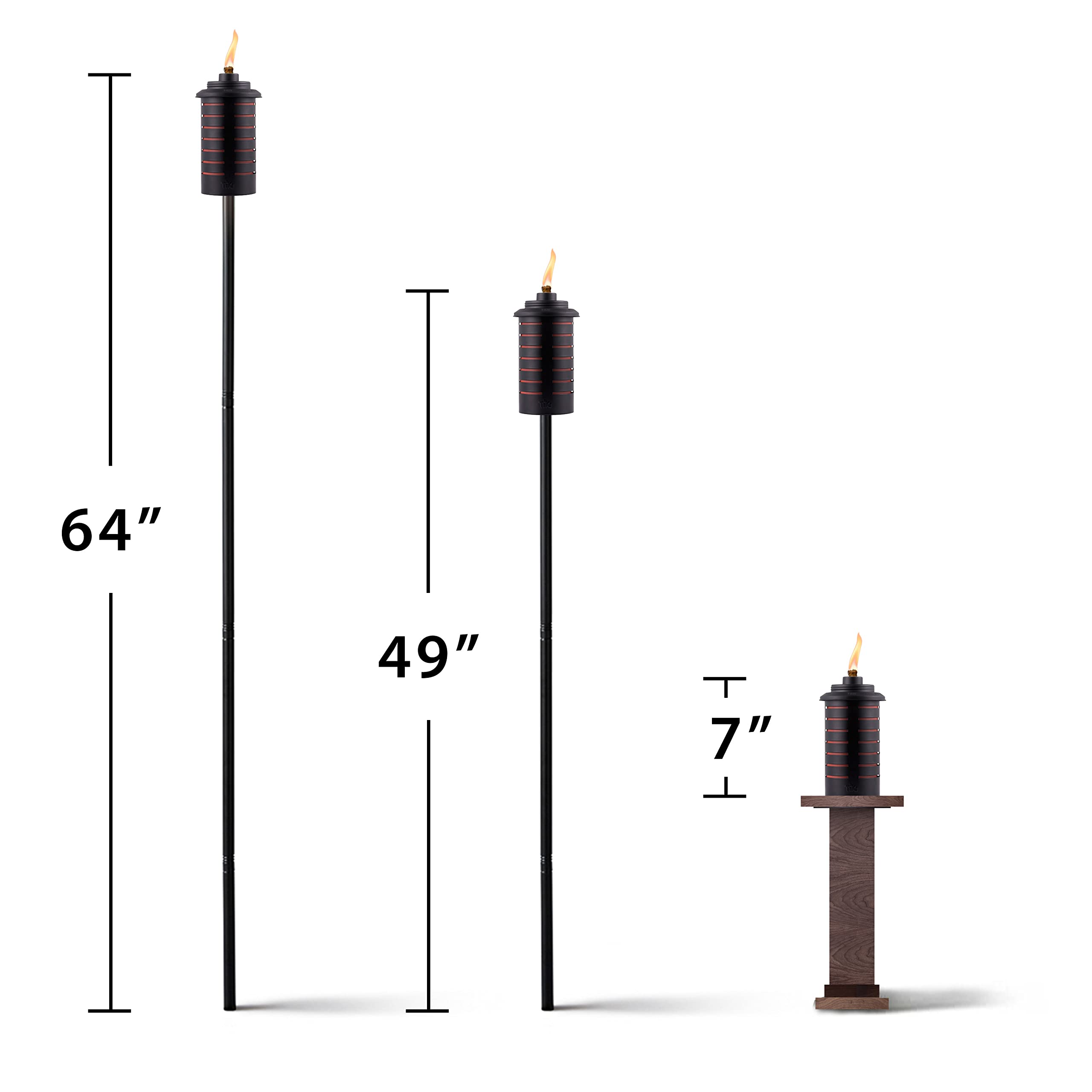 TIKI 4-piece pole offers adjustable height for versatile setups