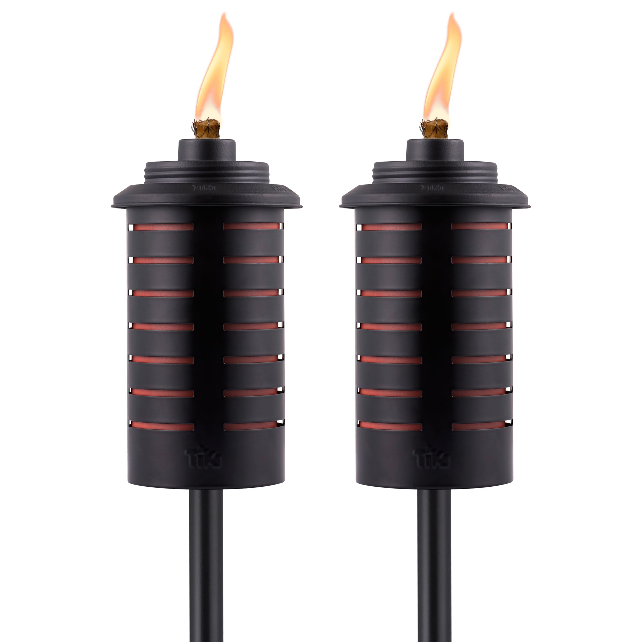 TIKI Easy Install torch enabling quick one-step setup for outdoor ambiance