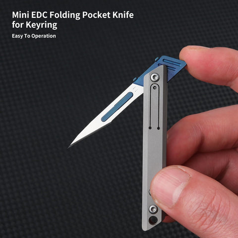 TIKIDESIGN outdoor EDC scalpel handle withstands rugged conditions outdoors.