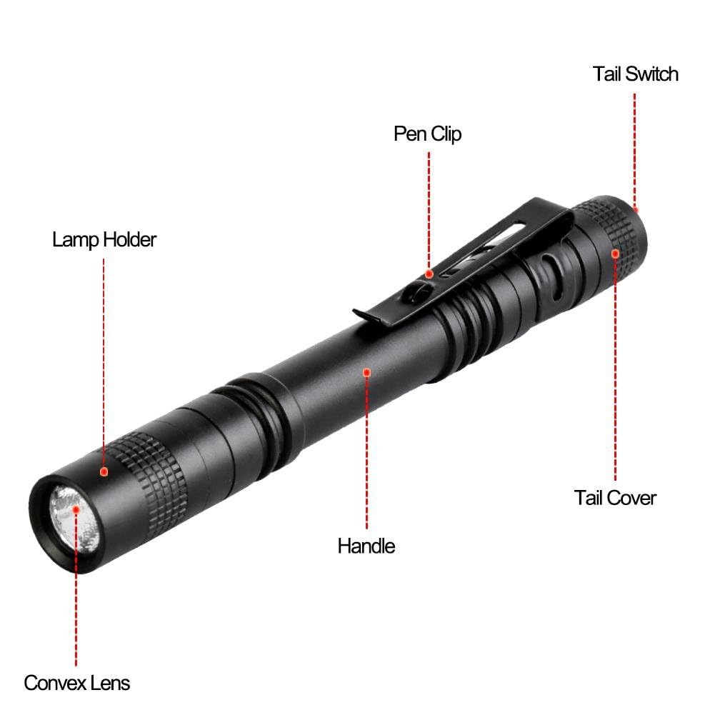 Tileon Pen Flashlight in use during outdoor activity demonstrates compact practicality.