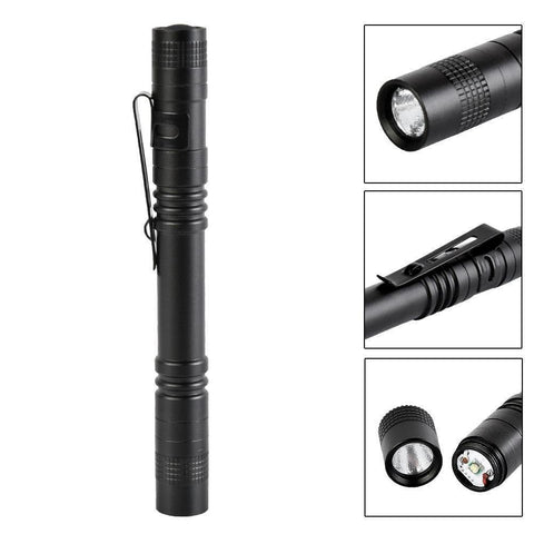 Tileon Pen Flashlight 5-pack packaging image emphasizes value and convenience.