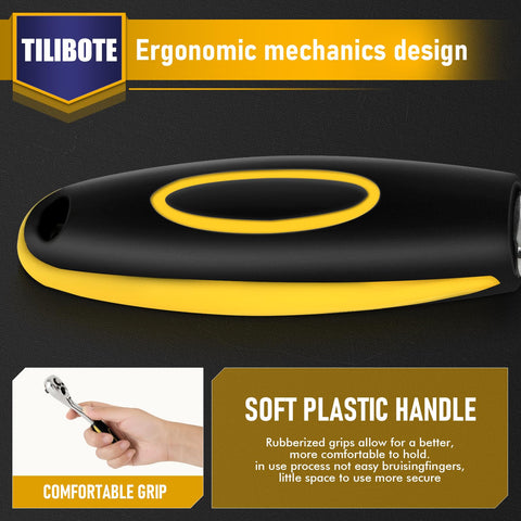 TILIBOTE SAE and metric sockets for versatile repairs