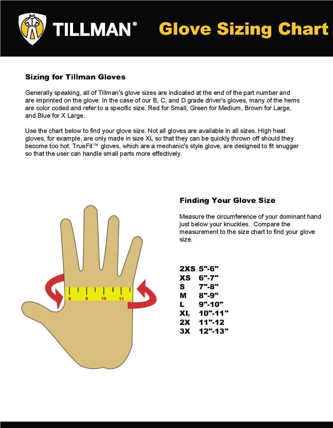 Tillman 1338 4-inch cuff delivers wrist coverage and protection.