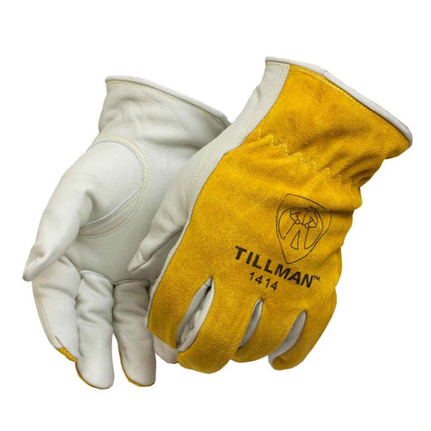 Tillman 1414 drivers gloves, XL pair, durable palm and back for better grip during driving or manual tasks.