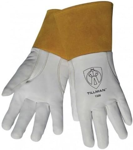 Tillman welding glove featuring Glide patch to prevent drag wear