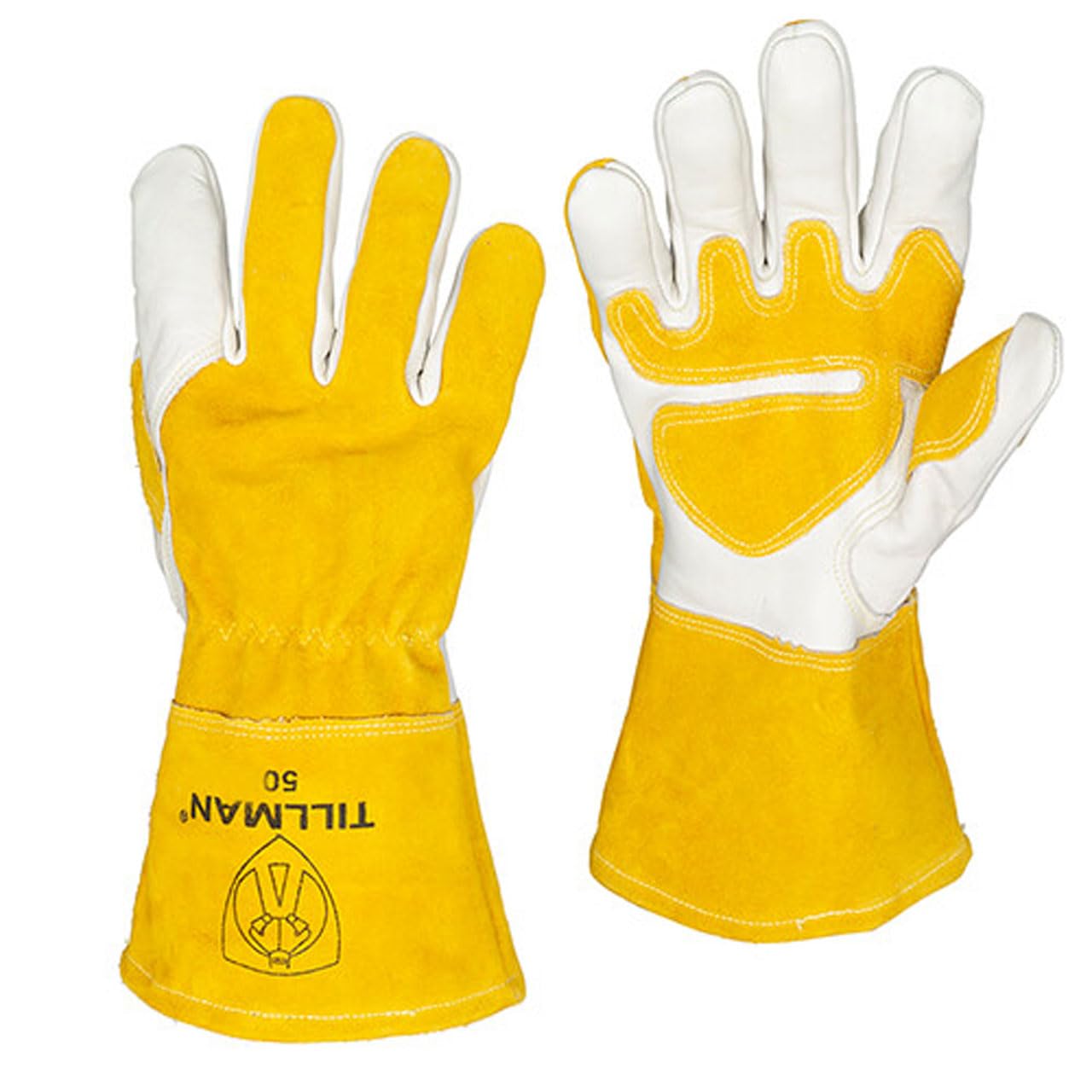 Tillman MIG XL14 glove Kevlar stitching increases strength and heat resistance.