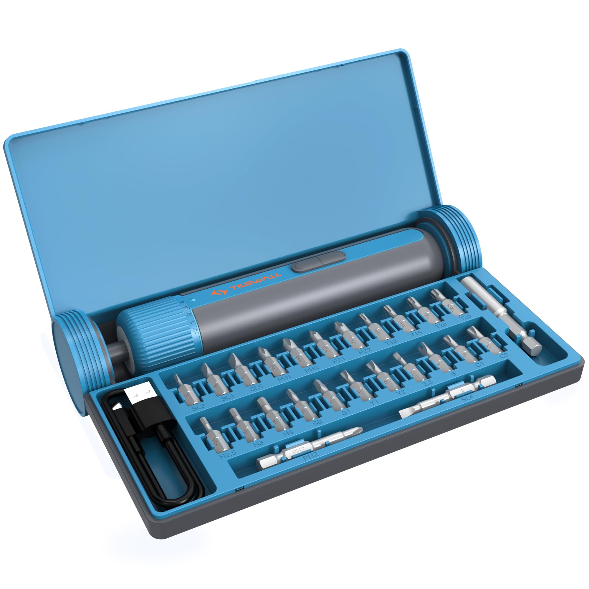 TILSWALL compact 4V screwdriver suits DIY and home repairs.