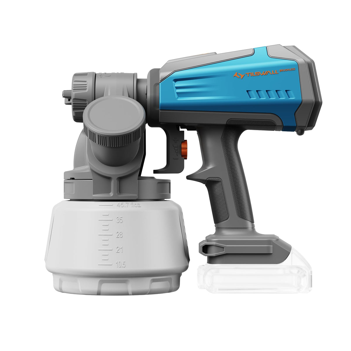 Tilswall cordless paint sprayer with brushless motor for smoother finishes