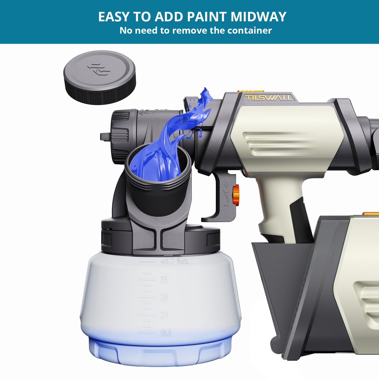 TILSWALL Shark 800W with four nozzles for versatile coverage.