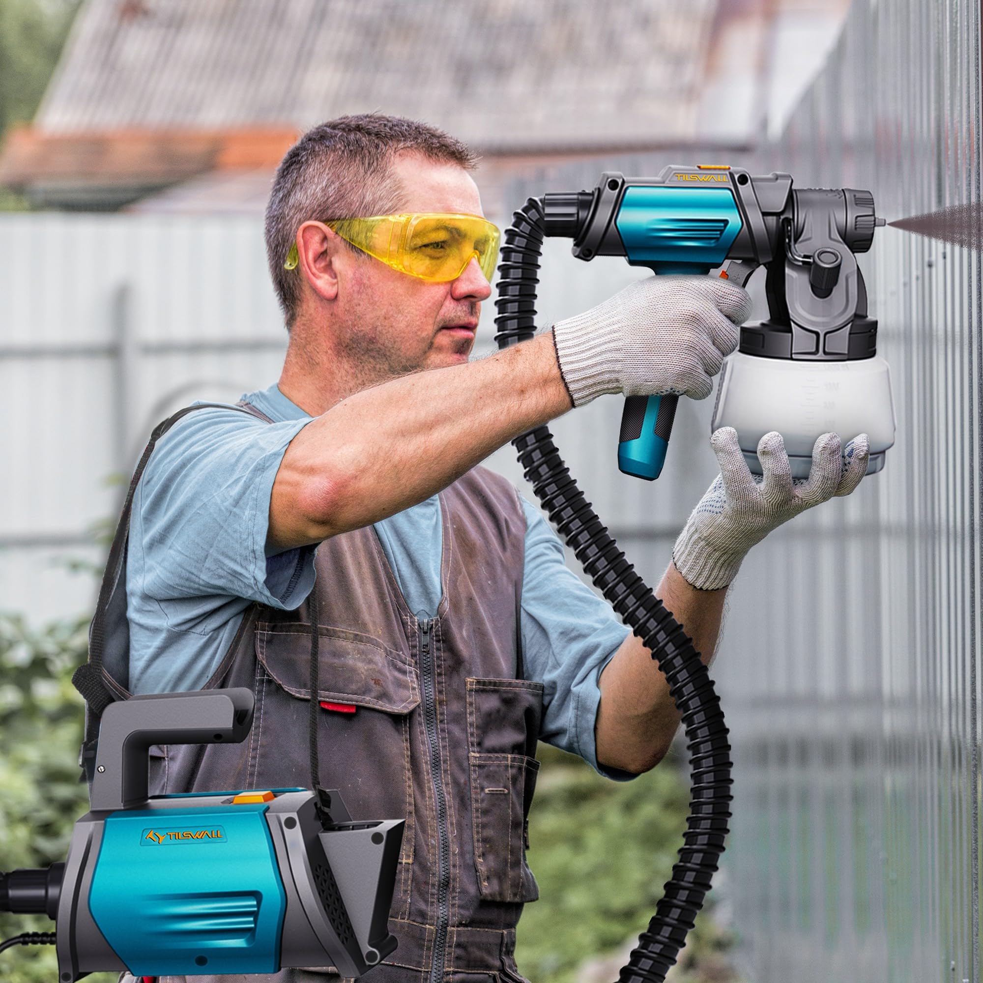 Tilswall Shark 800W HVLP control knob to adjust spray volume
