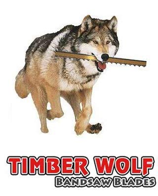 Timber Wolf blade in action cutting wood with clean finished surface