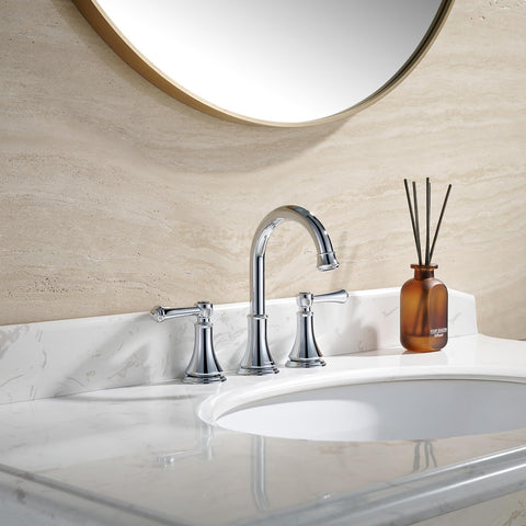 TimeArrow gooseneck 360 swivel spout for easy reach and full sink clearance.