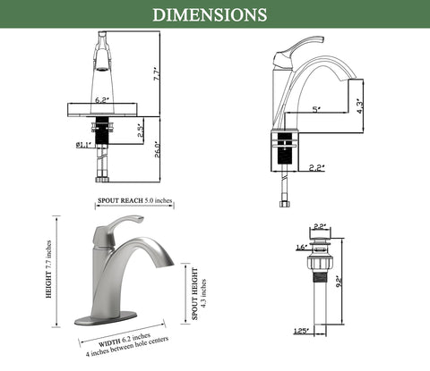 TimeArrow DIY-friendly brushed-nickel faucet for easy installation