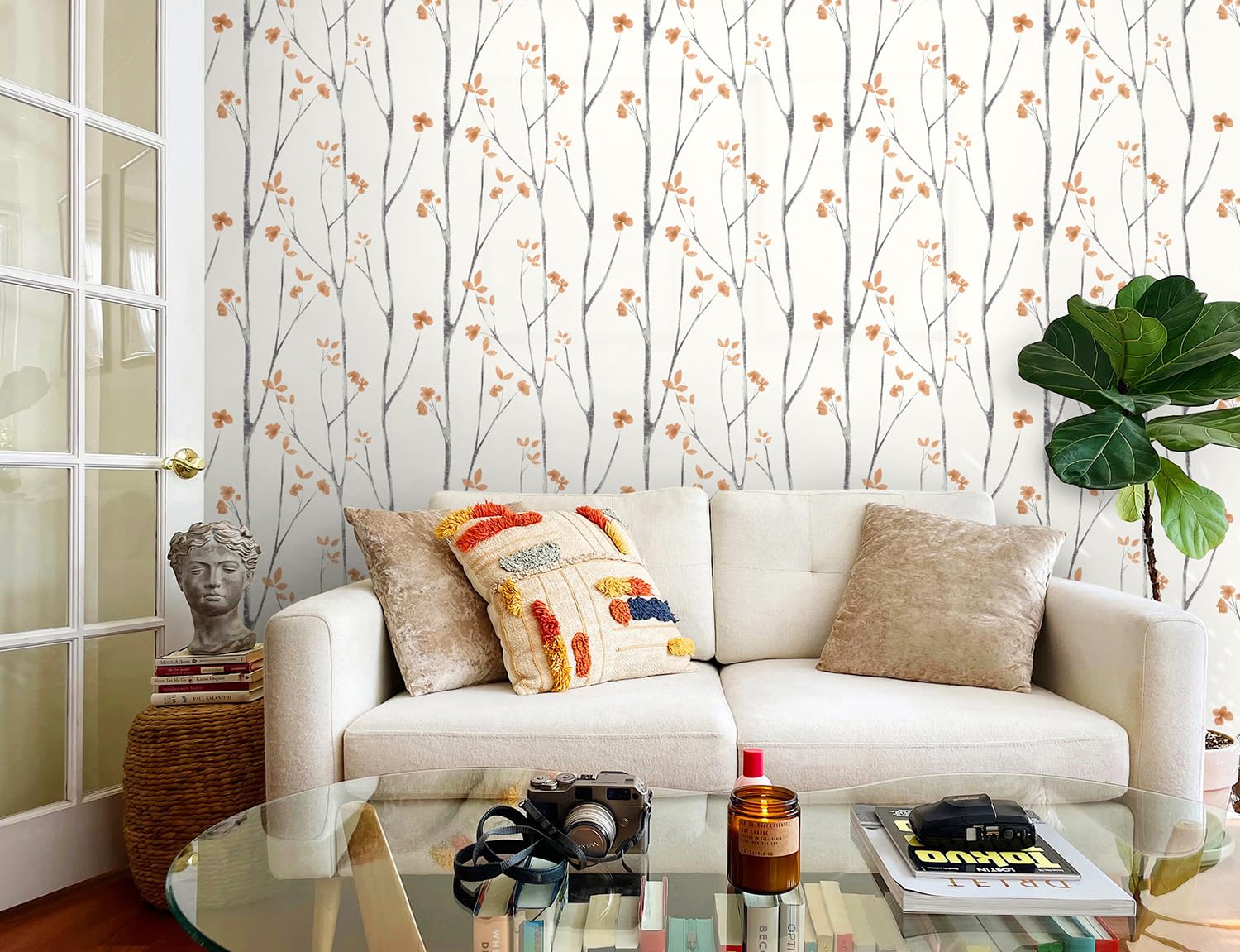 Timeet wallpaper creates a warm, inviting vibe for cozy corners