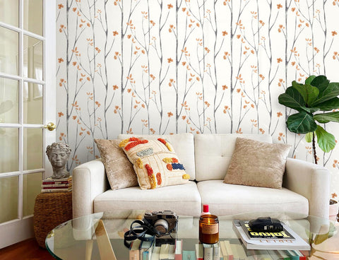 Timeet wallpaper creates a warm, inviting vibe for cozy corners