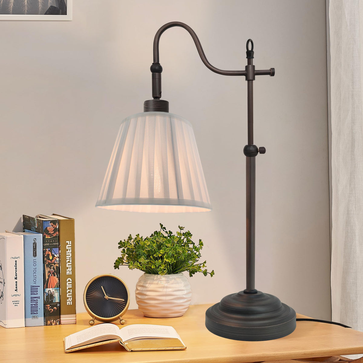 TIMEX objects Farmhouse lamp base for sturdy living room stability.