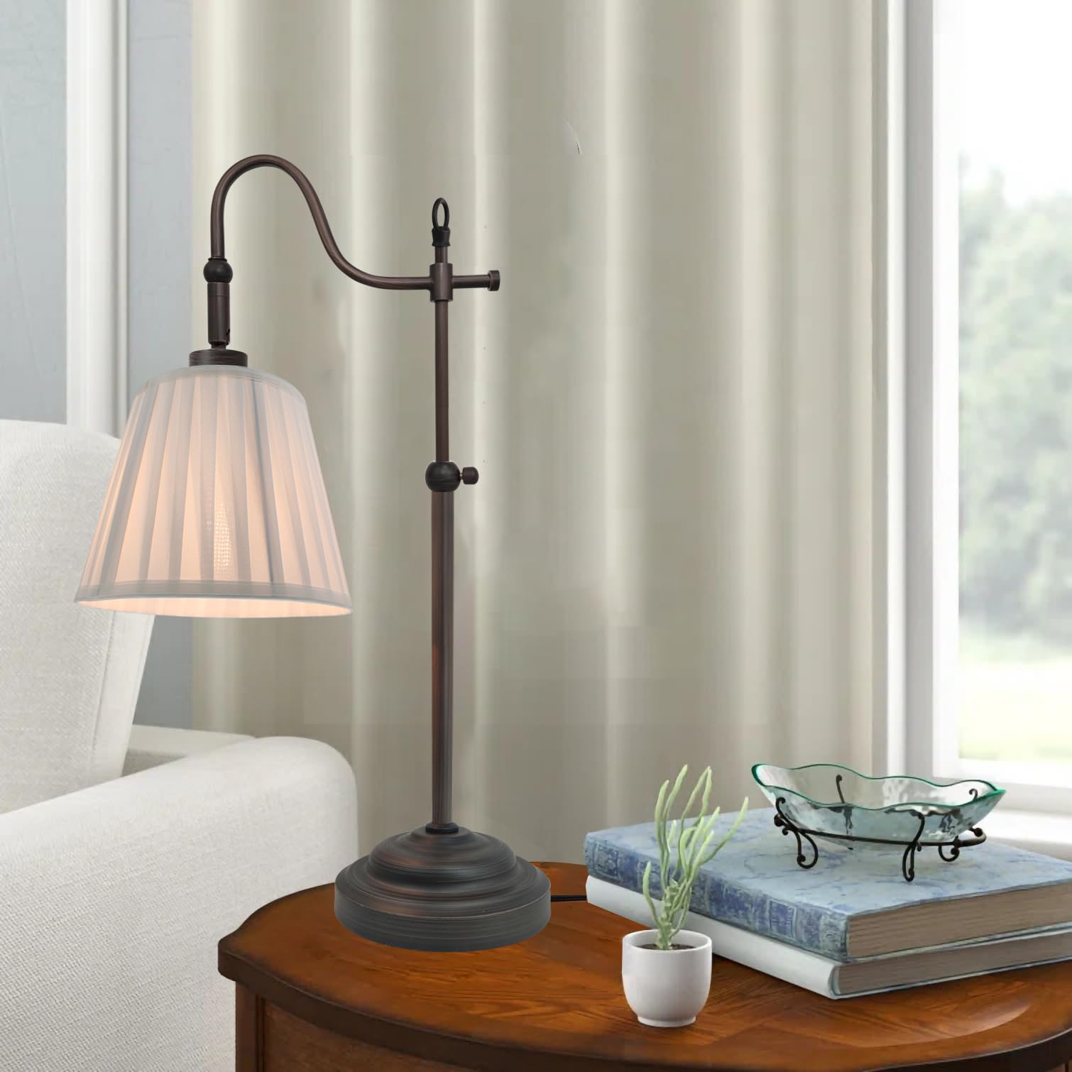 TIMEX objects Farmhouse lamp swivel head directs light precisely.