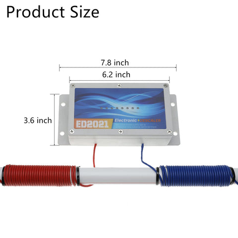 Timilge descaler suitable for iron-rich water conditions