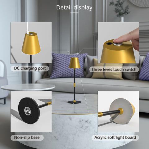 Timjorman bedroom ambience lamp on a nightstand for calm evenings.