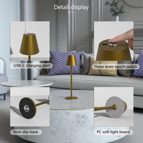 Timjorman dining ambiance lamp enhances table setting with soft glow
