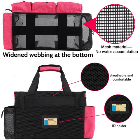 Timoxi Cleaning Caddy Bag durable nylon construction withstands daily use
