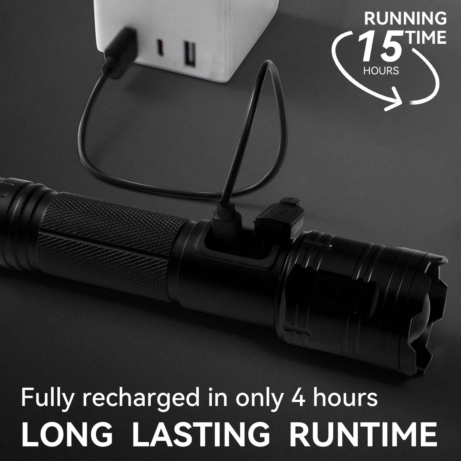 TIMSUMR flashlight five-mode beam for versatile lighting options.