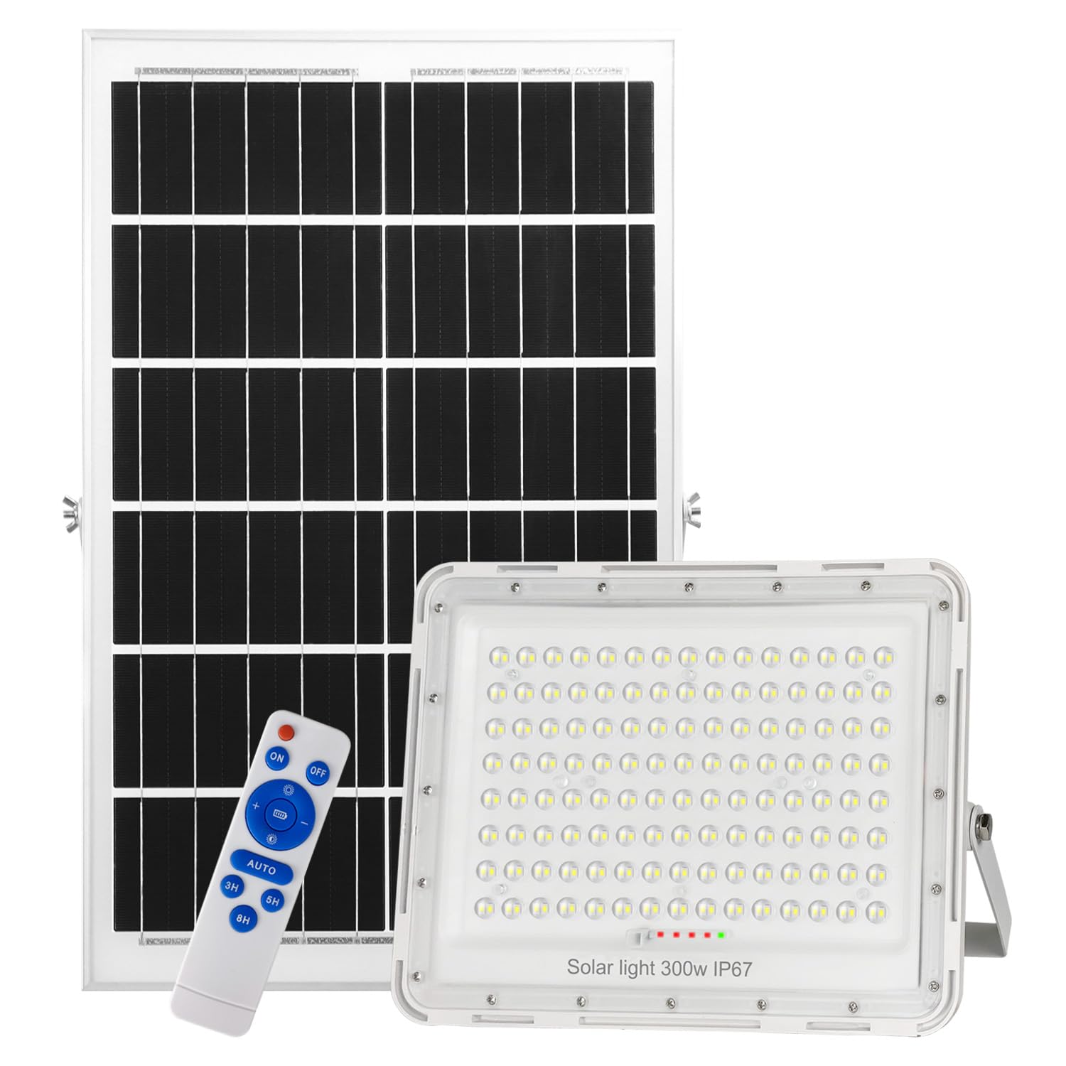 TIN SUM SOLAR ENERGY 300W flood light outdoor installation with broad yard illumination