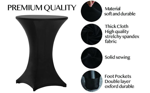Tina's double-layer leg pockets secure legs for a tidy presentation.