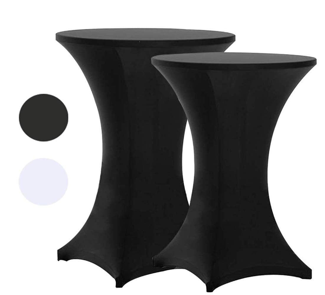 Tina's highboy table cover on a 24x43 black table.
