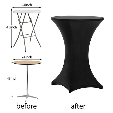 Tina's fabric resists wrinkles and stains for easy reuse.