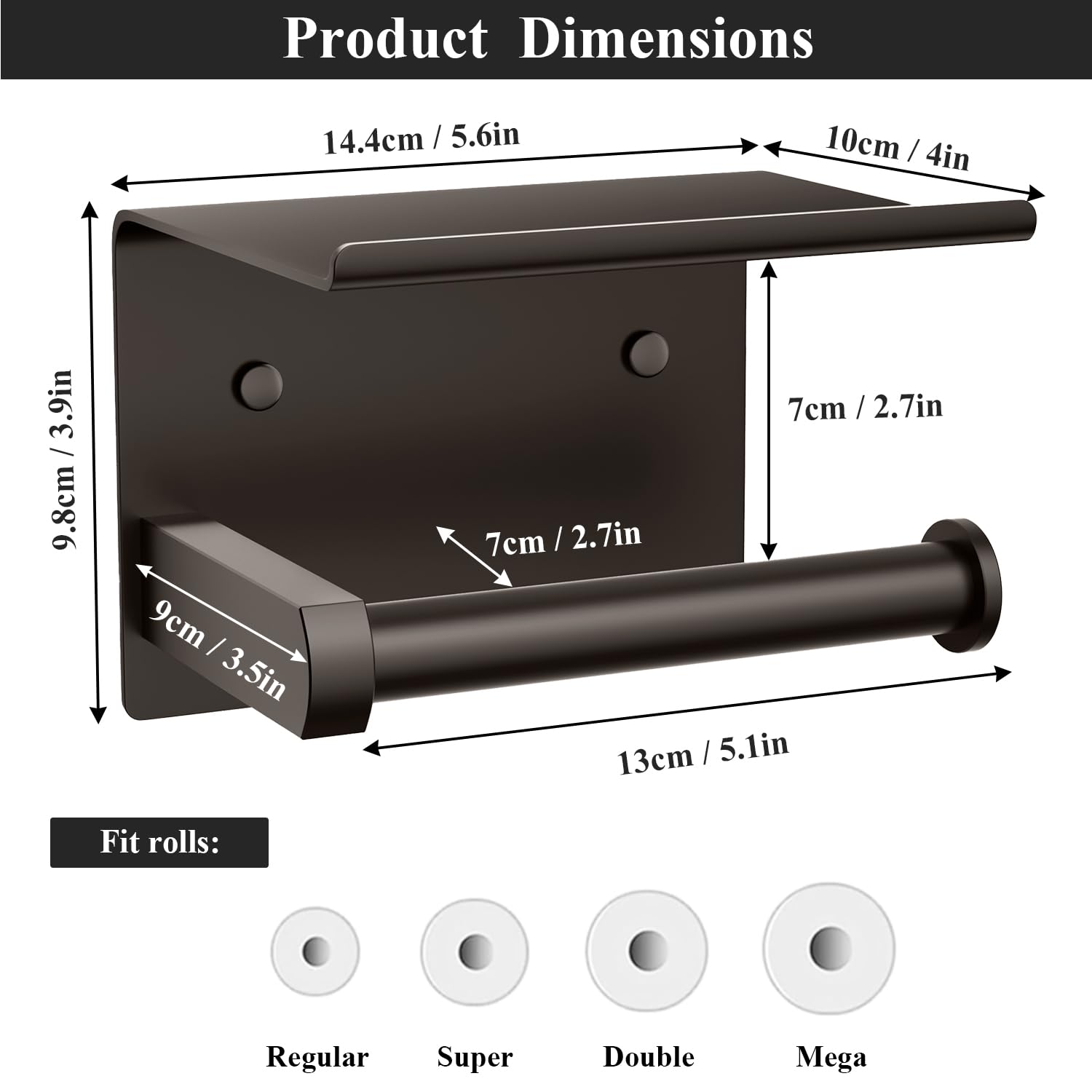 Tindbea adhesive wall mount setup for quick no drill installation