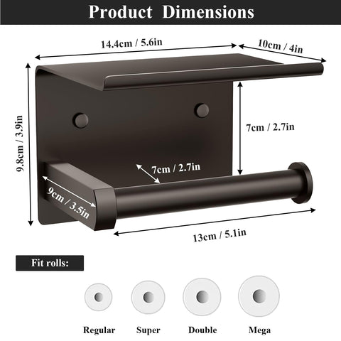 Tindbea adhesive wall mount setup for quick no drill installation