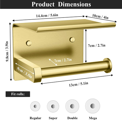 Brushed gold finish close-up highlighting the sturdy Tindbea stainless steel build
