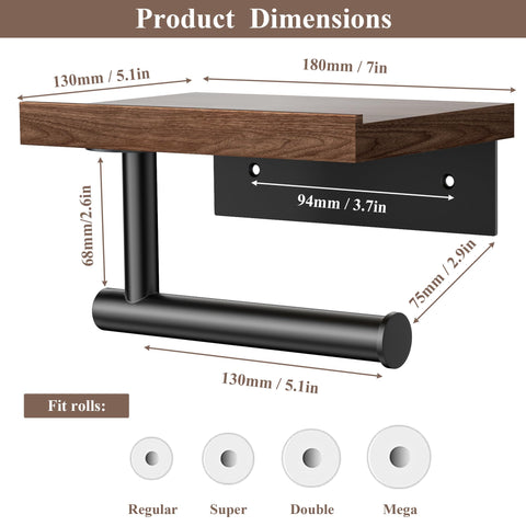 Tindbea matte black stainless hardware complements modern decor and resists humidity.