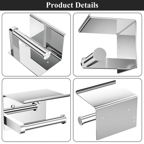 Tindbea bathroom organizer with polished chrome finish for modern decor