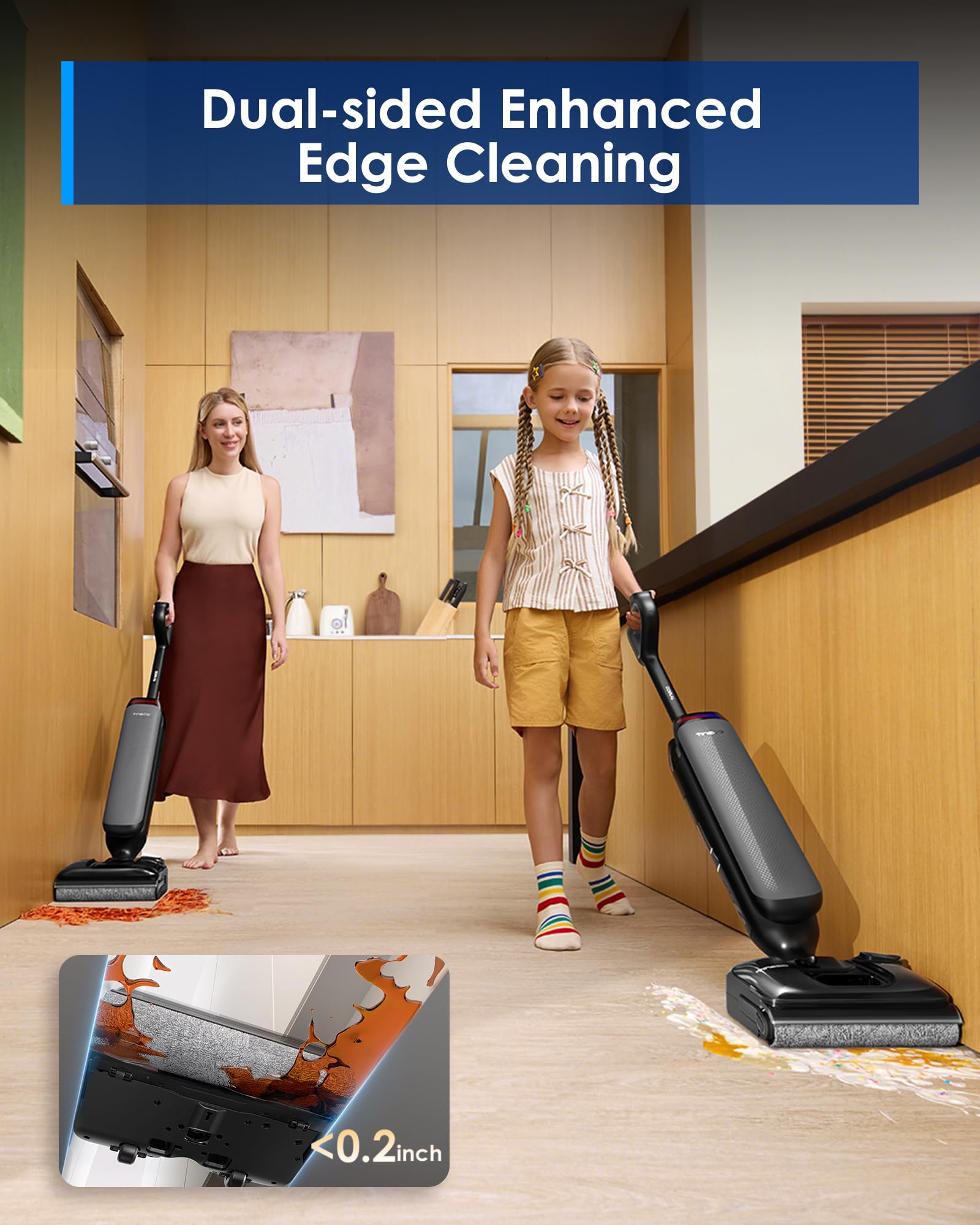 Tineco 185°F Flashdry system dries components after cleaning.