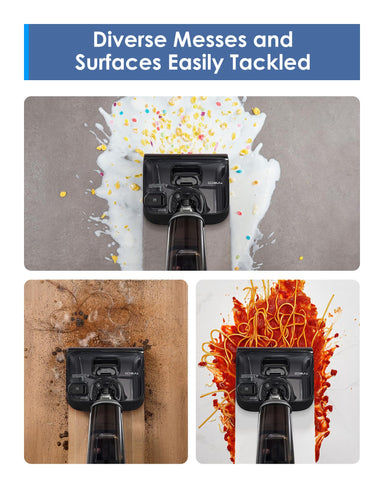 Tineco Floor ONE i6 Stretch anti-tangle design pulls hair smoothly into the waste tank.