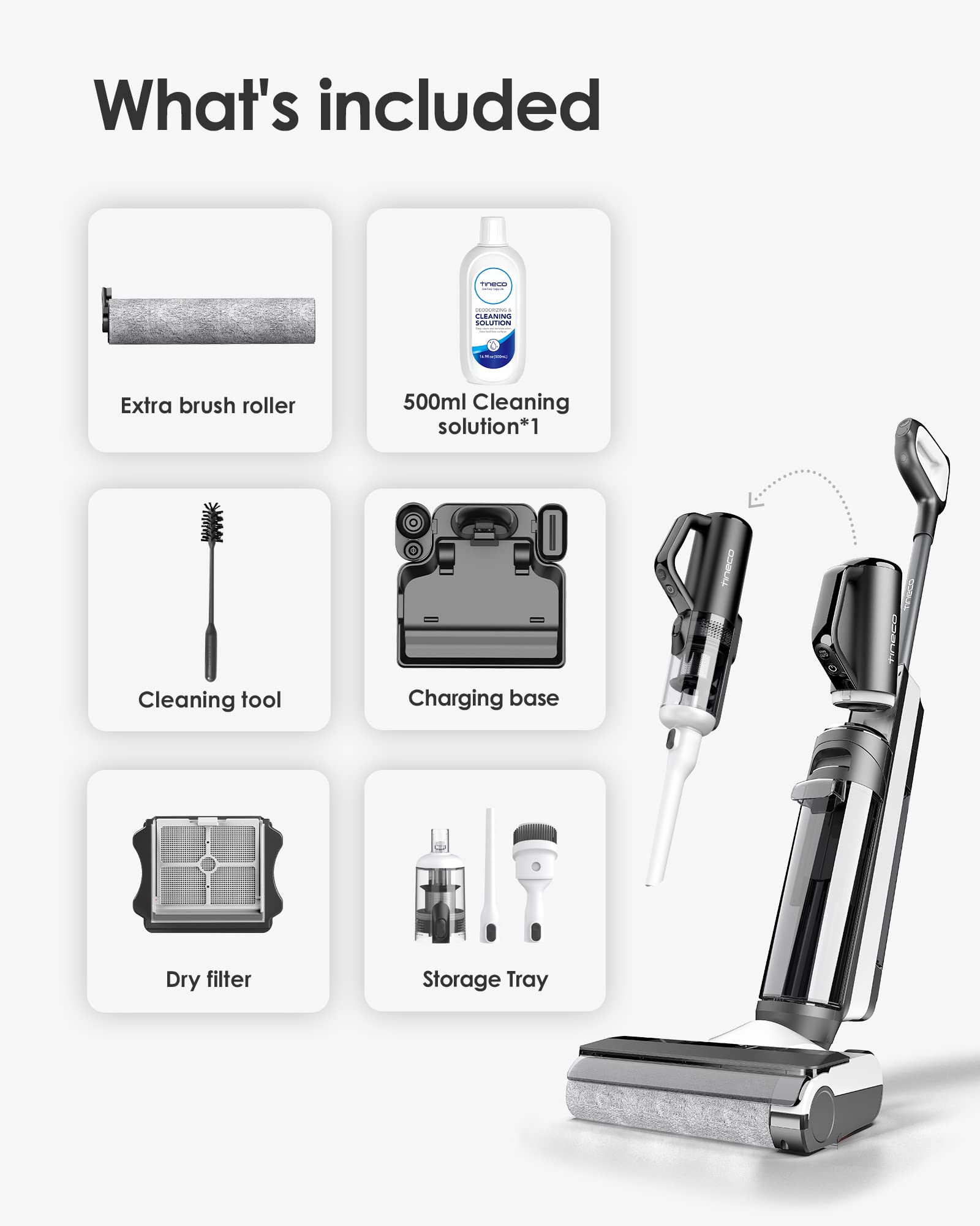 Tineco Floor ONE S5 Combo quick setup and simple maintenance
