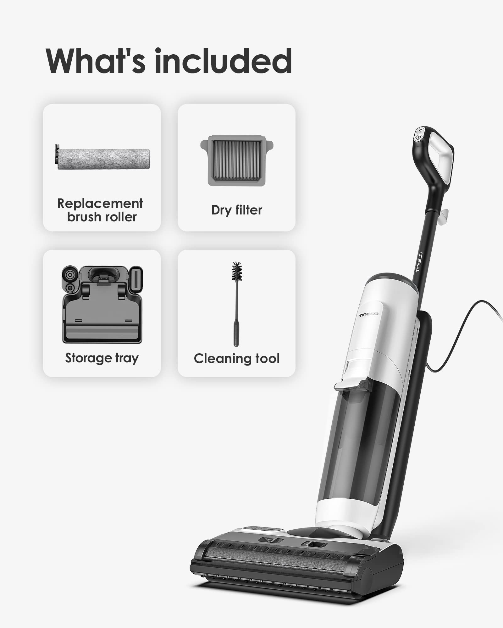 Continuous fresh water cleaning with the Floor One S5 during floor care