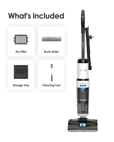 Tineco Floor One S6 Stretch cleaning under low furniture with ease