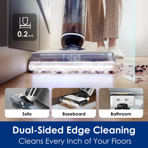 Tineco Floor ONE S7 steam and auto modes handle different messes