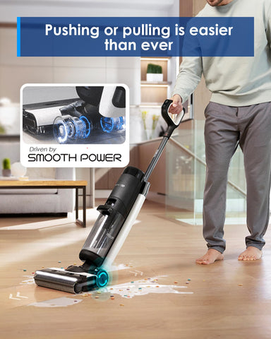 Tineco Floor One S7 dual-direction brush for thorough debris pickup
