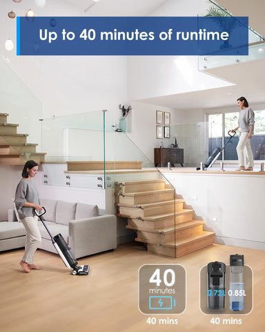 Tineco Floor One S7 edge cleaning action reaches baseboards and corners