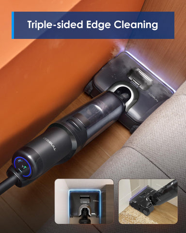 Tineco Floor One S7 Stretch FlashDry self-cleaning in action