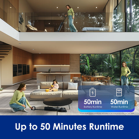 Under-furniture cleaning with Tineco Floor ONE S7 Stretch